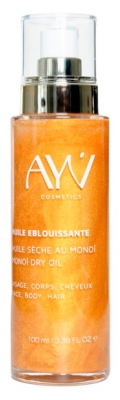 AYV Cosmetics Huile Éblouissante au Monoï Visage Corps et Cheveux 100 ml