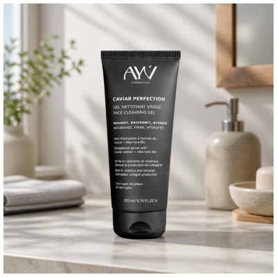 AYV Cosmetics Caviar Perfection Gel Nettoyant Nourrissant Visage 200 ml