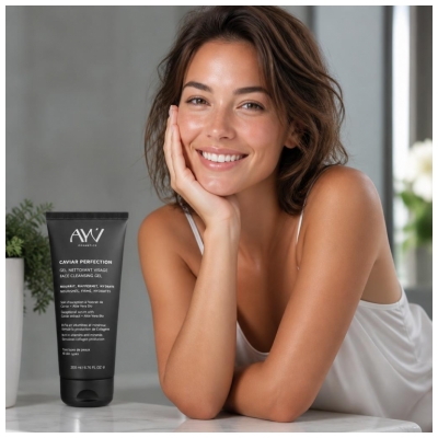 AYV Cosmetics Caviar Perfection Gel Nettoyant Nourrissant Visage 200 ml