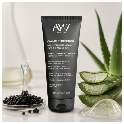 AYV Cosmetics Caviar Perfection Gel Nettoyant Nourrissant Visage 200 ml