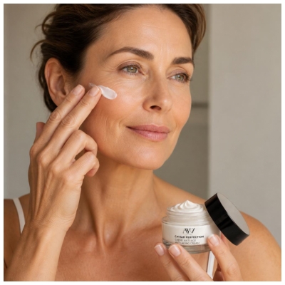 AYV Cosmetics Caviar Crème Jeunesse Lisse Hydrate et Protège 50 ml