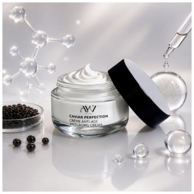 AYV Cosmetics Caviar Crème Jeunesse Lisse Hydrate et Protège 50 ml