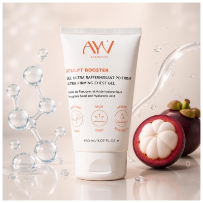 AYV Cosmetics Sculpt Booster Gel Ultra Raffermissant pour la Poitrine 150 ml