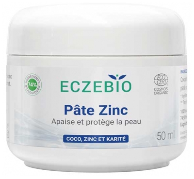 Oemine Eczebio Pâte Zinc Coco et Karité Bio 50 ml