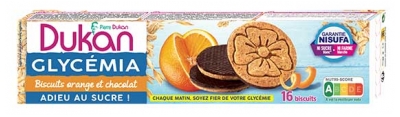 Dukan Glycémia 16 Biscuits Orange et Chocolat