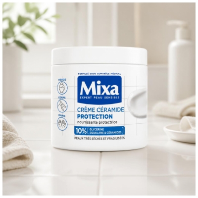 Mixa Crème Céramide Protection Peaux Très Sèches et Fragilisées 400 ml