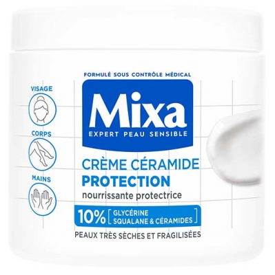 Mixa Crème Céramide Protection Peaux Très Sèches et Fragilisées 400 ml
