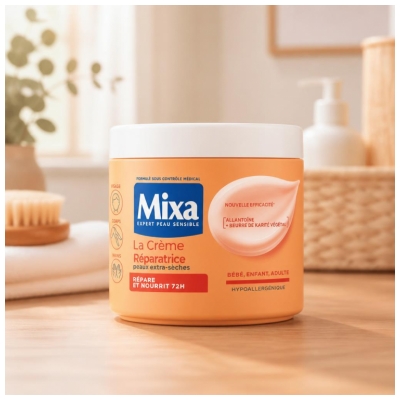 Mixa La Crème Réparatrice Peaux Extra-Sèches 400 ml