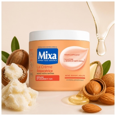Mixa La Crème Réparatrice Peaux Extra-Sèches 400 ml