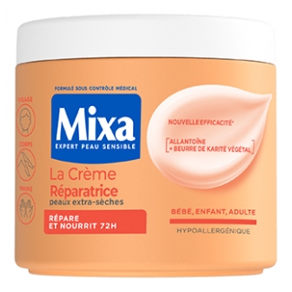 Mixa La Crème Réparatrice Peaux Extra-Sèches 400 ml
