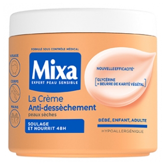 Mixa La Crème Anti-Dessèchement Peaux Sèches 400 ml