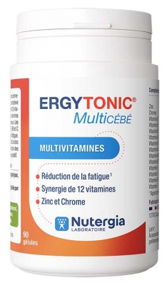Nutergia Ergytonic Multicébé Multivitamines 90 Gélules