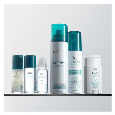 RoC Keops Déodorant Roll-On Peau Sensible 0% Aluminium 30 ml