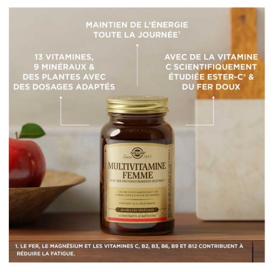 Solgar Multivitamine Femme 60 Gélules