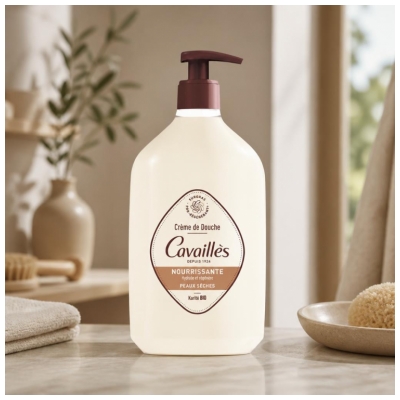 Cavaillès Crème de Douche Nourrissante Peaux Sèches 750 ml