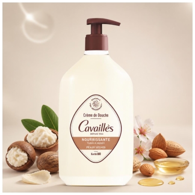 Cavaillès Crème de Douche Nourrissante Peaux Sèches 750 ml