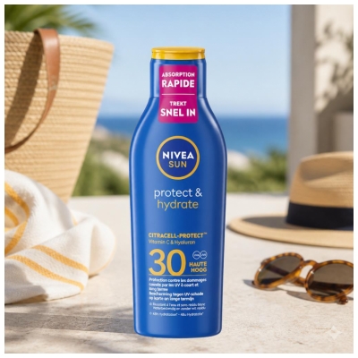 Nivea Sun Protect & Hydrate Lait Solaire UVA UVB SPF30 200 ml