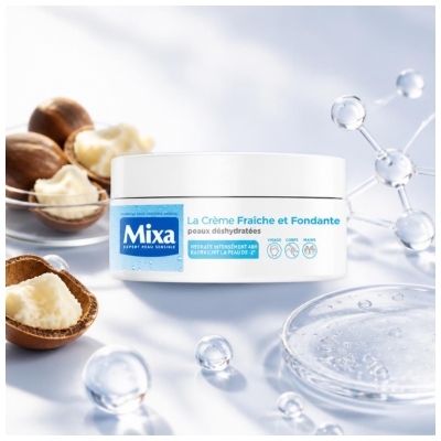 Mixa La Crème Fraîche et Fondante Peaux Déshydratées 150 ml
