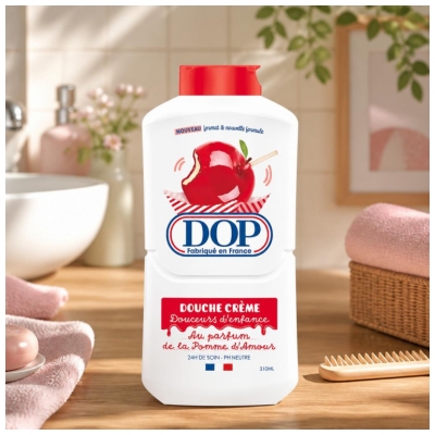 Dop Douceurs d'Enfance Douche Crème au parfum de Pomme d'Amour 310 ML