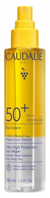 Caudalie Eau Solaire Visage Corps et Cheveux Très Haute Protection SPF50+ 150 ml