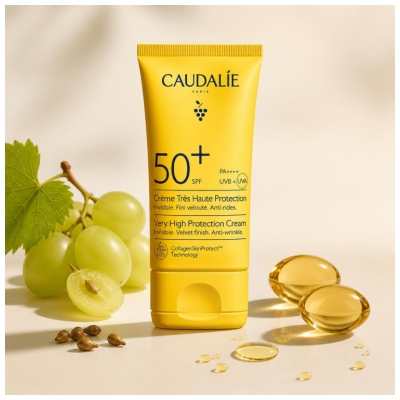 Caudalie Crème Très Haute Protection Visage et Cou SPF50+ 40 ml