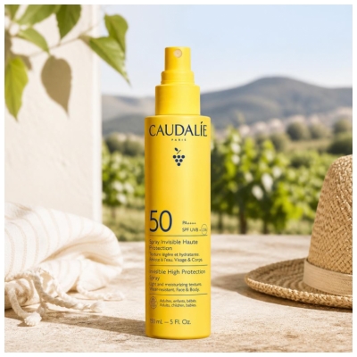 Caudalie Spray Invisible Visage et Corps Haute Protection SPF50 150 ml