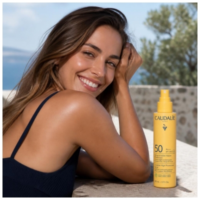 Caudalie Spray Invisible Visage et Corps Haute Protection SPF50 150 ml