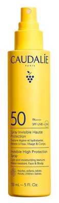 Caudalie Spray Invisible Visage et Corps Haute Protection SPF50 150 ml