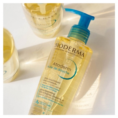 Bioderma Atoderm Huile de Douche Visage, Corps, Mains 200 ml