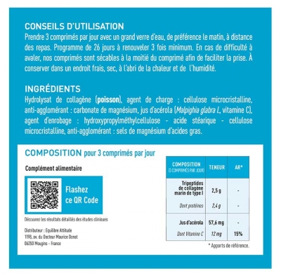 Granions Collagène Tripeptides 80 Comprimés Sécables