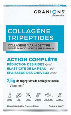 Granions Collagène Tripeptides 80 Comprimés Sécables