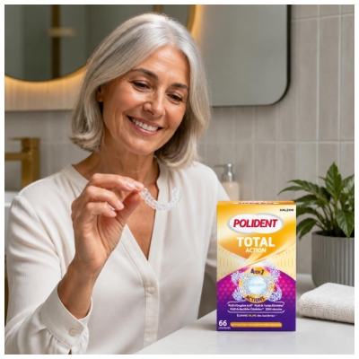 Polident Corega Power Max Nettoyant Total Action 4en1 66 Comprimés