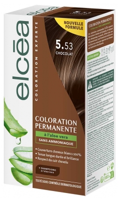 Elcéa Coloration Permanente à l'Aloe Vera Sans Ammoniaque 122 ml - Coloration : 5.53 Chocolat