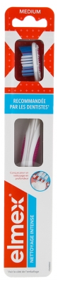 Elmex Nettoyage Intense Brosse à Dents - Couleur : Rose