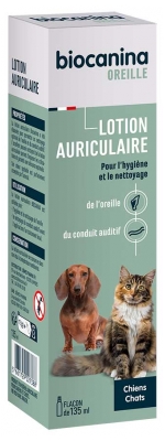 Biocanina Oreille Lotion Auriculaire Chats & Chiens 135 ml