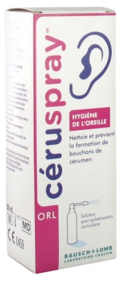 Bausch + Lomb Ceruspray Solution Pour Pulvérisation Auriculaire 50 ml