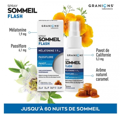 Granions Sommeil Flash Spray 25 ml