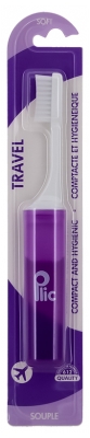 Plic Dental Travel Brosse à Dents Souple de Voyage - Couleur : Violet
