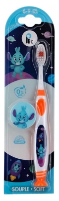 Plic Dental Junior Brosse à Dents Enfant 6-9 Ans - Couleur : Orange