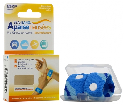Sea Band Bracelet d'Acupression Enfant - Boite de 2 Bracelets