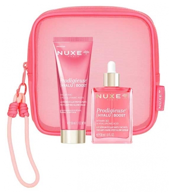 Nuxe Prodigieuse [Hyalu] Boost La Crème Éclat Repulpante 50 ml + Le Sérum Anti-Taches Éclat 30 ml