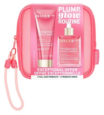 Nuxe Prodigieuse [Hyalu] Boost La Crème Éclat Repulpante 50 ml + Le Sérum Anti-Taches Éclat 30 ml