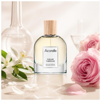 Acorelle Sublime Tubéreuse Eau de Parfum pour Femmes Bio 50 ml