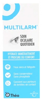 Théa Multilarm Soin Oculaire Quotidien Yeux Secs et Fatigués 10 ml