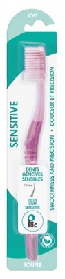 Plic Dental Sensitive Souple Brosse à Dents - Couleur : Rose