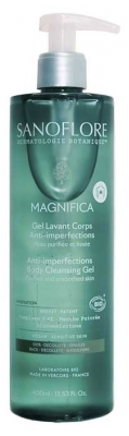 Sanoflore Magnifica Gel Lavant Corps Anti-Imperfections Peau Purifiée et Lissée Bio 400 ml
