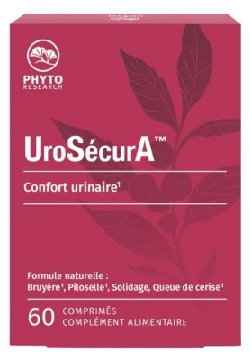 Phytoresearch UroSécurA Confort Urinaire 60 Comprimés