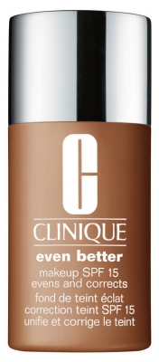 Clinique Even Better Makeup Fond de Teint Éclat Correction Teint SPF 15 30 ml - Teinte : WN 124 Sienna (D)