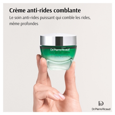 Dr Pierre Ricaud Crème Anti-Rides Comblante Acide Hyaluronique Pur + Flavonoïdes de Galanga Bio 40 ml