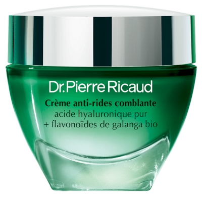 Dr Pierre Ricaud Crème Anti-Rides Comblante Acide Hyaluronique Pur + Flavonoïdes de Galanga Bio 40 ml